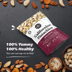 The Butternut Co. Roasted & Salted Californian Pistachios With Shell 250g | 100% Natural High Protein & High Fiber | Gluten Free | Whole Pista Nuts