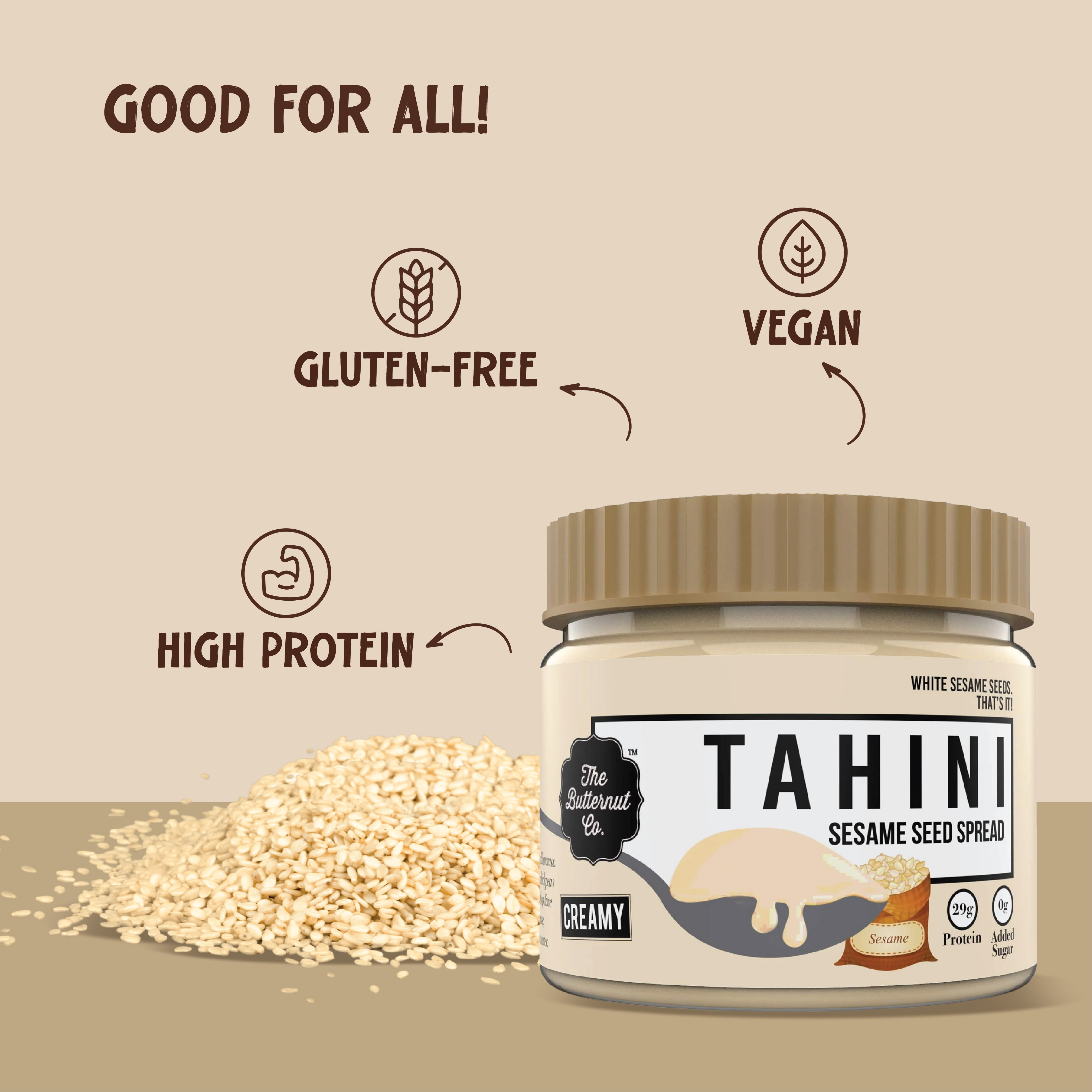 The Butternut Co. Tahini Sesame Seed Spread - used in a smoothie