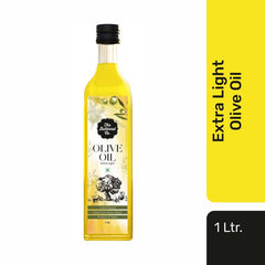 The Butternut Co. Cold Pressed Extra Light Olive Oil, Premium Cooking Oil, Perfect for Frying, Dressing, Garnishing and Drizzling on Salads, Good for Health, Digestion and Heart, Daily Use, 1 Litre