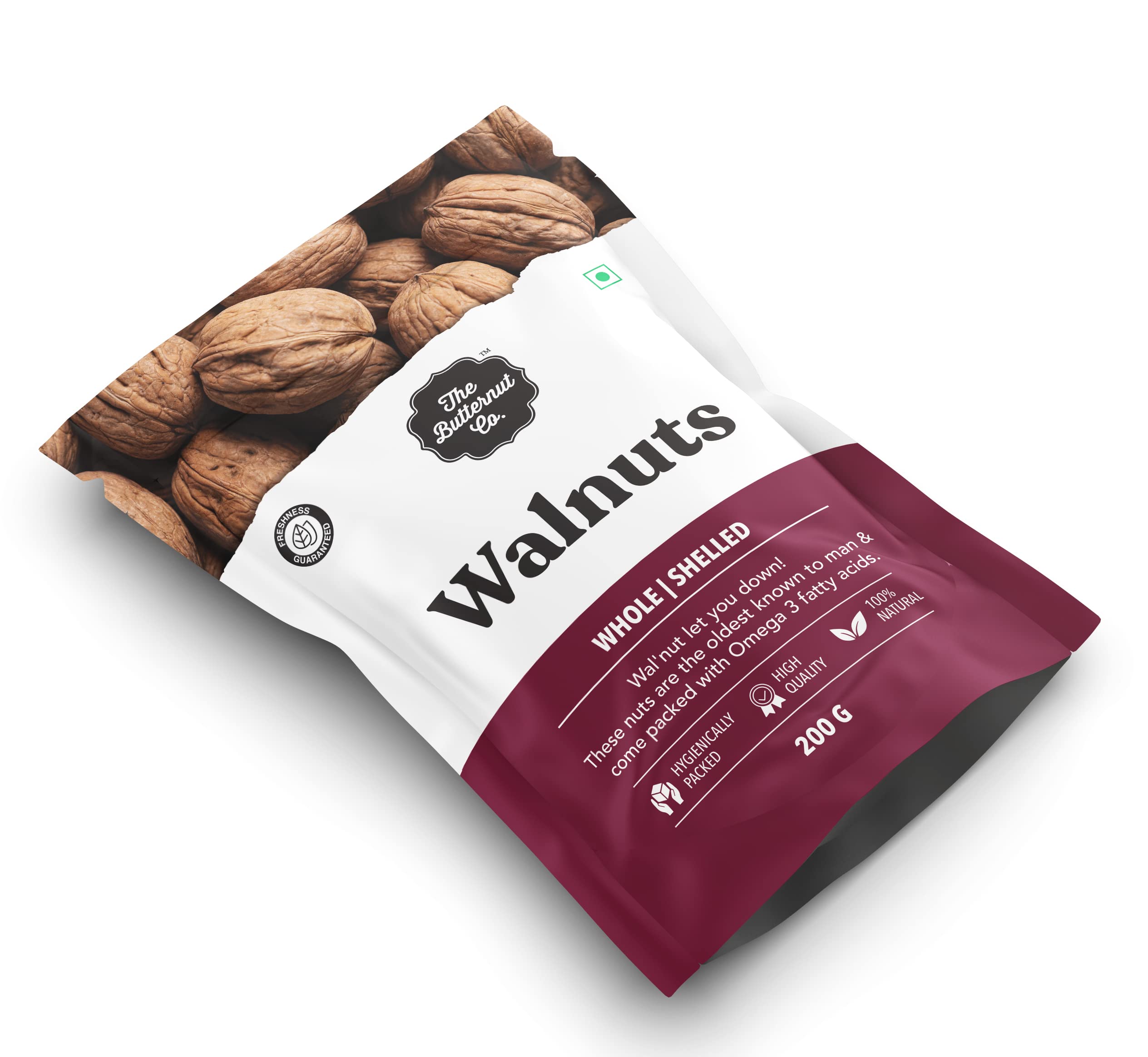 Butternut Shell The Butternut Co. Premium Whole Walnuts With Shell 200g | 100% Natural