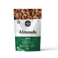 The Butternut Co. Almonds Jalapeno - 250g | 100% Natural | High Protein & Fibre | Gluten Free | Vegan
