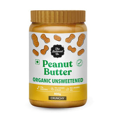 The Butternut Co. Protein Chocolate Fudge Peanut Butter Creamy 800g &amp; Organic Unsweetened Peanut Butter Crunchy 800g - 1.6kg Combo Value Pack