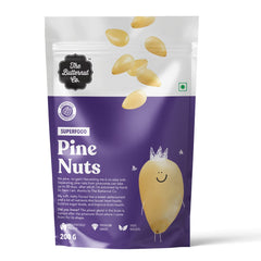 The Butternut Co. Premium Pine Nut Kernels Without Shell 200g | 100% Natural | High Protein & High Fiber | Gluten Free | Superfood| Chilgoza Nut