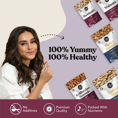 The Butternut Co. Premium Mamra Almonds 500g | Afghani Grade A Badam | 100% Natural | High Protein & High Fiber | Gluten Free | Whole Natural Almonds