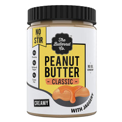 The Butternut Co. Peanut Butter Classic with Jaggery, Creamy 1KG (No Oil Separation^, Vegan, High Protein,No Stir)