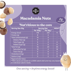 The Butternut Co. Premium Macadamia Nuts 200g| 100% Natural | High Protein & High Fiber | Gluten Free | Superfood | Exotic Dry Fruit