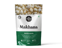 The Butternut Co. Makhana - Roasted & Salted - 60g | Natural | High Protein & Fibre | Gluten Free | Vegan (Pack of 6)