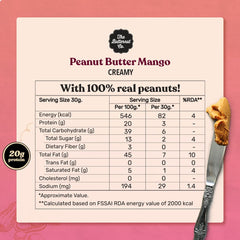 The Butternut Co. Mango Peanut Butter (கிரீமி) 925g | 20 கிராம் புரதம் | சுத்திகரிக்கப்பட்ட சர்க்கரை இல்லை | இயற்கை | பசையம் இல்லாத | கொலஸ்ட்ரால் இலவசம் | டிரான்ஸ் கொழுப்பு இல்லை