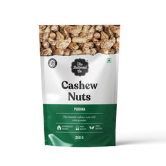 The Butternut Co. Cashew Nuts Pudina - 250gm| 100% Natural | High Protein & Fibre | Gluten Free | Vegan