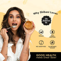 The Butternut Co. Natural Peanut Butter (Crunchy) 1kg & The Butternut Co. Coffee Caramel Peanut Butter Crunchy 340 gms | No Refined Sugar | Gluten Free | High Protein Peanut Butter