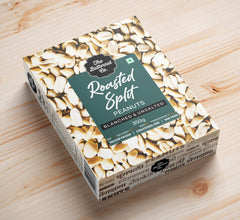 The Butternut Co. Roasted Split Peanuts | Blanched & Unsalted | Non-Fired, Cholesterol Free, Delectable and Protein-Rich Snack | Roasted and Crunchy Peanuts | 350 gm