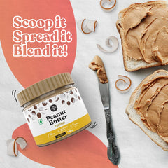 The Butternut Co. Coconut Peanut Butter (Creamy) 340g | 24 g Protein | No Refined Sugar | Natural | Gluten Free | Cholesterol Free | No Trans Fat