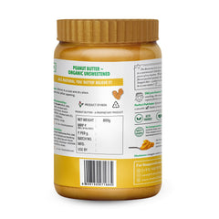 The Butternut Co. Unsweetened Almond Butter Creamy 200 gms & Organic Unsweetened Peanut Butter Crunchy 800g - 1kg Combo Value Pack