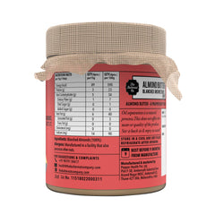 The Butternut Co. பாதாம் பட்டர் பிளான்ச் செய்யப்பட்ட (தோல் இல்லாமல்) &amp; இனிக்காத, முறுமுறுப்பான 200 கிராம் (சர்க்கரை, வேகன், கெட்டோ சேர்க்கப்படவில்லை)