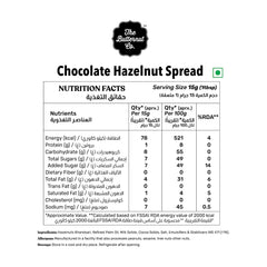 The Butternut Co. Chocolate Hazelnut Spread (Creamy) | No Refined Sugar | Goodness of Hazelnut, 180 gm