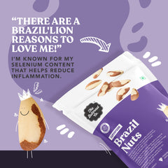 The Butternut Co. Premium Brazil Nuts Without Shell 225g | 100% Natural | High Protein & High Fiber | Gluten Free | Superfood | Exotic Dry Fruit