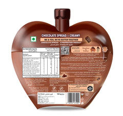 The Butternut Co. Chocolate Spread, 180g (Creamy) | 17g Protein | No Refined Sugar | 66% Nuts