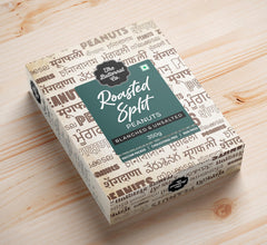 The Butternut Co. Roasted Split Peanuts | Blanched & Unsalted | Non-Fired, Cholesterol Free, Delectable and Protein-Rich Snack | Roasted and Crunchy Peanuts | 350 gm